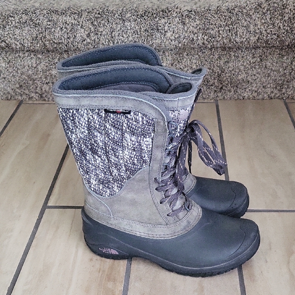 SALE--Northface Gray and Black/Dark Gray Winter Boots